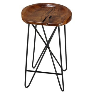 nautical bar stools modern farmhouse bare decor aloha backless teak counter stool with metal legs buy black nautical coastal bar stools online at nautical bar stools modern farmhouse bare decor aloha backless teak counter stool with metal legs buy black nautical coastal bar stools online at